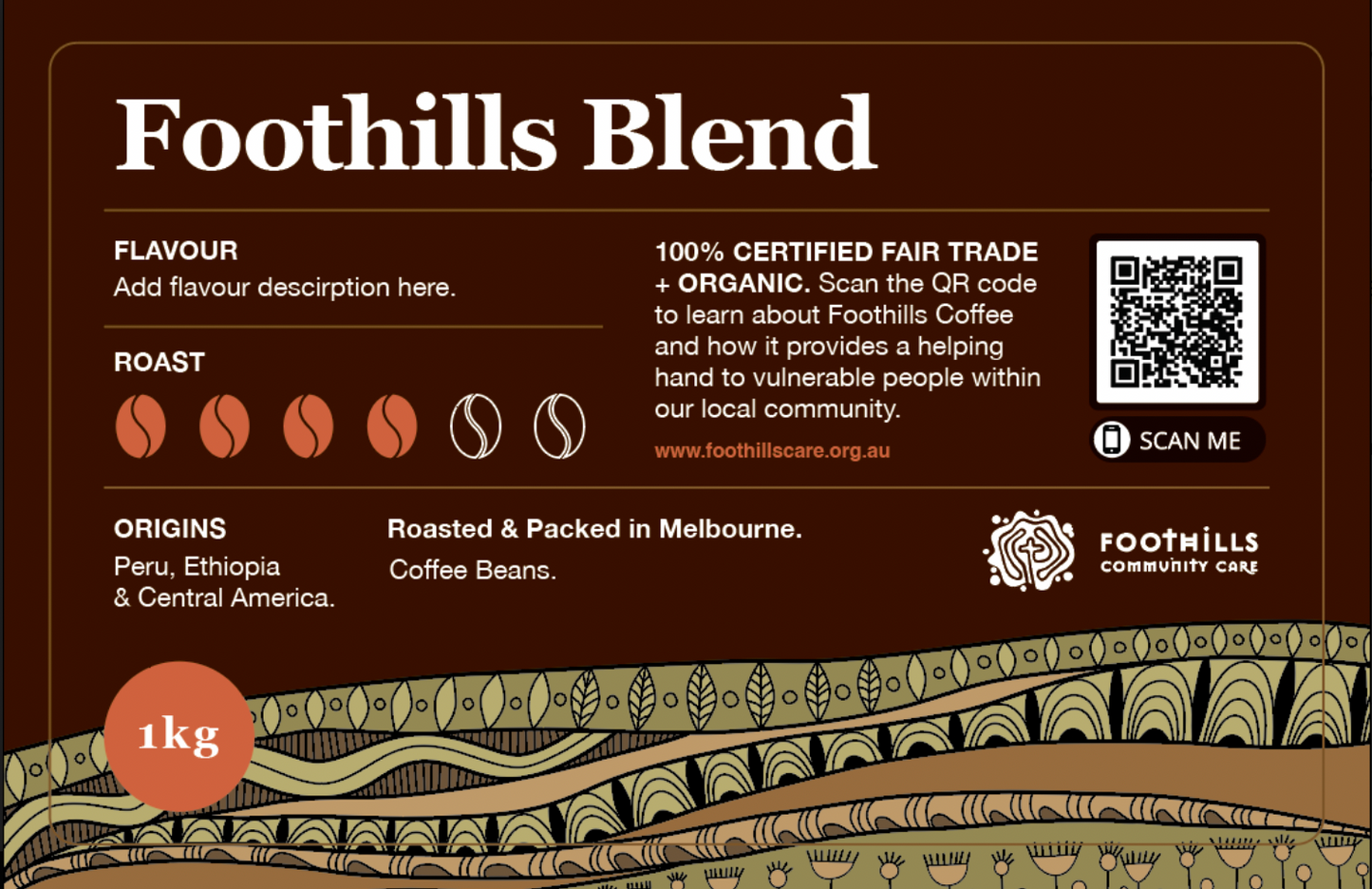 Foothills Coffee - 1kg